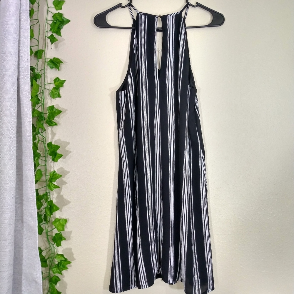 Candie's dress striped medium